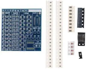 Blue Durable SMT Component Welding Practice PCB Board Soldering DIY Kits
