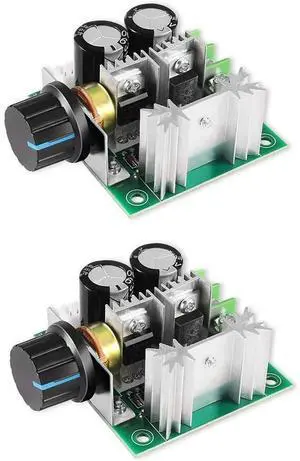 2pcs DC Motor Pump Speed Governor PWM Variable Speed Switch High-Efficiency 12V-40V 10A High Stability High Driving Performance