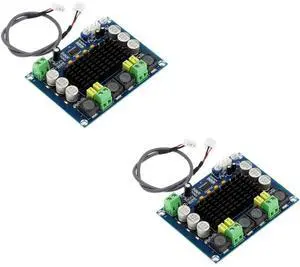2 pcs TPA3116D2 Digital Power Amplifier Board Audio Amplifier Module Dual Channel 2 x 120W Amp Boards Compatible with Multimedia