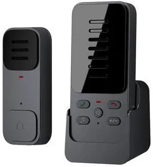 Wireless Intelligent Intercom Doorbell Household Two-Way Audio Long Distance Elderly One Button Pager with 6 Ringtones