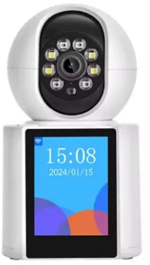 Video Intercom Camera 2MP WIFI IP Camera Baby Monitor 2.8in Screen Smart Home Wifi Camera Auto Tracking CCTV Cam US Plug