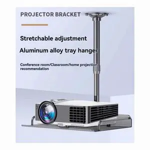 Projector Ceiling Mount Tray Wall Mount Bracket for Cameras & Projectors, Ideal for Video Conferencing & Home Office,B