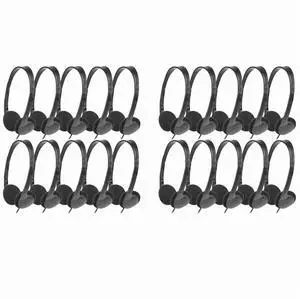 Classroom Headphones 20 Pack for Kids School, Earphones 3.5MM Audio Headset for Students Children Toddler Teens,20 x 3.5MM Audio Headset,Black Classroom Headphones 20 Pack for Kids School, Earphones 3.5MM Audio Headset for Students Children Toddler Teens,20 x 3.5MM Audio Headset,Black