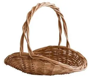 Picnic Basket Easter Candy Basket Wedding Flower Girl Baskets Fast Food Basket Woven Pantry Organizer,1 x woven basket
