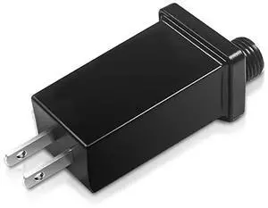 12V 1.5A Plug LED Power Supply LED Transformer Plug Adapter IP44 Waterproof Christmas LED Light Strip Adapter US PLUG,1 * Plug Adapter,Black