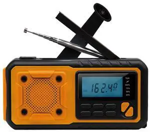 5000mAh Solar Power Emergency Radio Hand Crank Charging AM/FM SW Multi BAND Radio LED Reading Flashlight US Version,1 * Emergency Radio