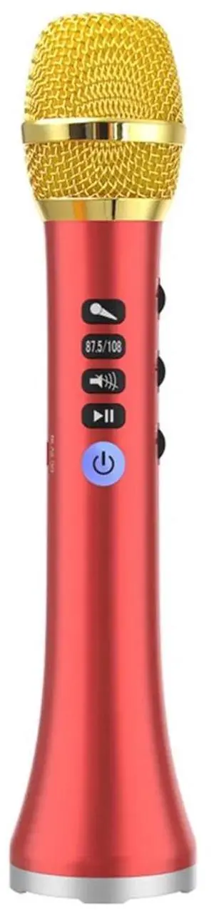 L-698DSP 20W Bluetooth Microphone with Wireless Speaker for Enhanced Sound Quality Red,1 * Microphone,Red