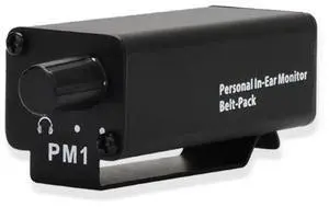 Mini Earphone Amplifier XLR Professional in Ear Stereo Personal Earphone Amplifier PM1 Portable HIFI Headphone Amplifier,1 * Earphone Amplifier 1 * English instruction manual,Black