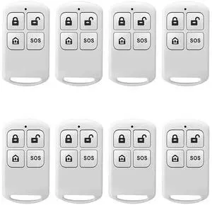 Wireless Remote Control, Suitable for Home Anti-Theft Security, Can Be Equipped with A Variety of Alarms,8 * Wireless alarm remote control