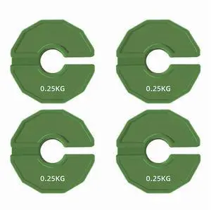 4 Pcs Gym Micro-Type Plates Dumbbell Fractional Weight Plate Rubber Add-on Weights for S ywm58