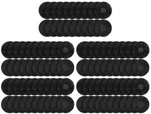 100Pcs/Set Gaming Cafe Disposable Headset Cover Non-Woven Headband Dustproof Sweatproof Headset Cover, Black,100 x Disposable Earphone Covers,Black