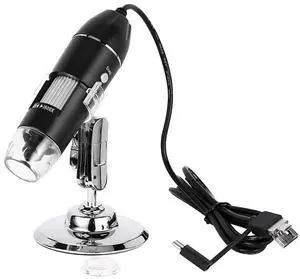 1600X USB Digital Microscope Magnification Microscope Camera,Compatible for Window 7/8/10 ,Handheld USB Microscope,1 x Digital Microscope 1 x Holder,Photo color