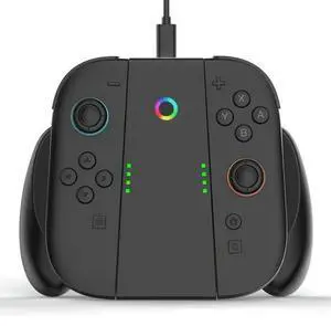 Switch 2 Joy Con Charging Controller - Charge and Play, Fast USB-C, LED Indicator, Ergonomic Comfort Controller for Switch 2 Switch 2 Joy Con Charging Controller - Charge and Play, Fast USB-C, LED Indicator, Ergonomic Comfort Controller for Switch 2