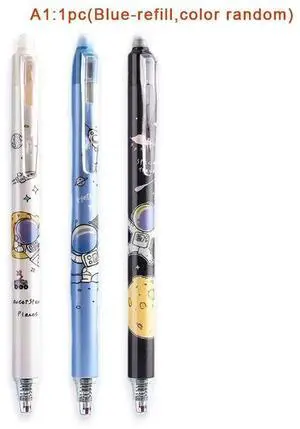 Anime Cartoon Astronaut Erasable Gel Pen Set With Ink Refill