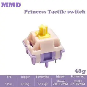 GMKFans MMD Princess Switch Linear Tactile 38/45/53/48/60g H