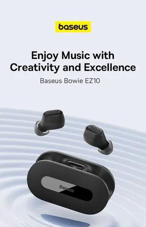 Baseus Bowie EZ10 TWS Earphone Bluetooth 5.3 Wireless Headph Baseus Bowie EZ10 TWS Earphone Bluetooth 5.3 Wireless Headph