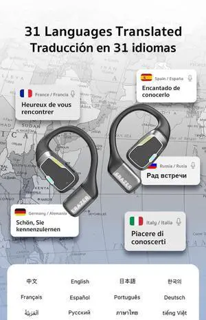 [AI Earphone]Translator Erazer XP6 Bluetooth Earphones Sleep