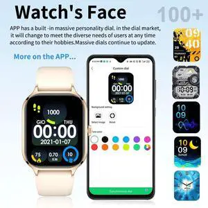 2025 Smart Watch, Wireless Dialing, Multiple Sport Modes, Va