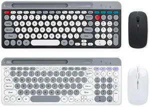 Dual-mode Wireless Keyboard & Mice Combo 2.4G Bluetooth 5.0 Dual-mode Wireless Keyboard & Mice Combo 2.4G Bluetooth 5.0