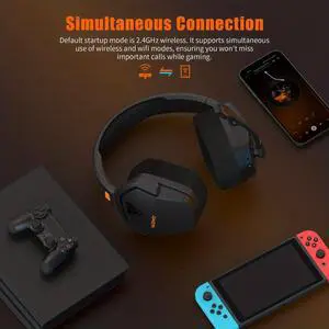 NUBWO G06 Gaming Headset for PS5, PS4, XBOX,PC, Mac, 2.4GHz