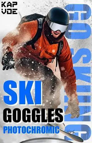 Kapvoe Photochromic Snow Goggles Ski Professional Winter Men
