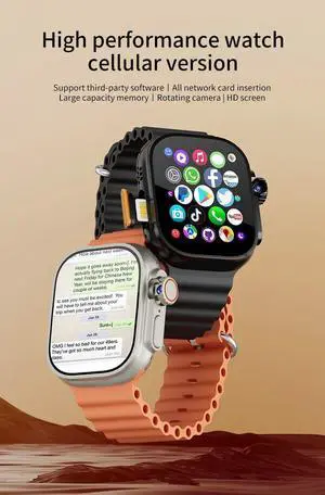 DW100 Smartwatch tarjeta SIM 4G llamada Global Android 10,0