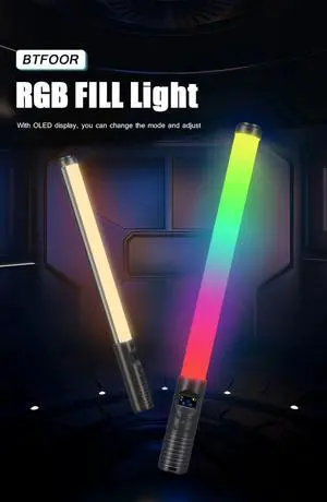 RGB Video Light Stick Wand Party Colorful LED Lamp Fill Ligh