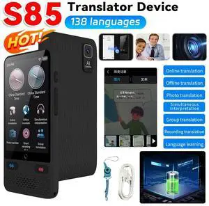 2024 New S85 Instant Voice Translator Portable Language Tran