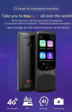 Offline voice translator intelligent portable 137language 4G Offline voice translator intelligent portable 137language 4G