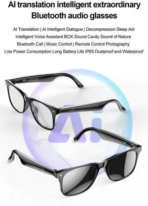 2025 New model AI Smart Glasses Earphones Spectacles with AI