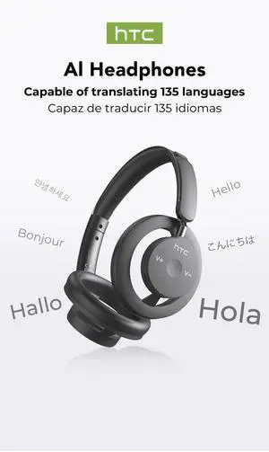 HTC HP06 Open-Ear Wireless Headphones Bluetooth V6.0 Airy Fo