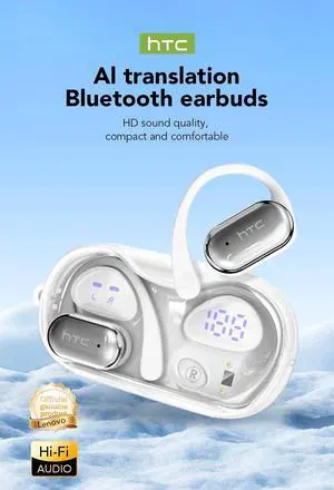 HTC NE37Bluetooth V6.0 AI Earphones OWS Sports Wireless
