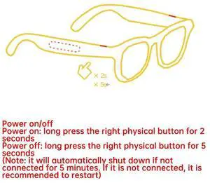 New Wifi AI Smart Glasses HD1080P Anti-shake Camera Video Gl