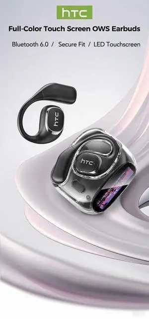 HTC NE11 Earphones Bluetooth V6.0 AI Translator Earbuds Open