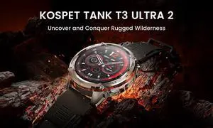 KOSPET TANK T3 Ultra 2 GPS Smart Watch Men Compass Altimeter