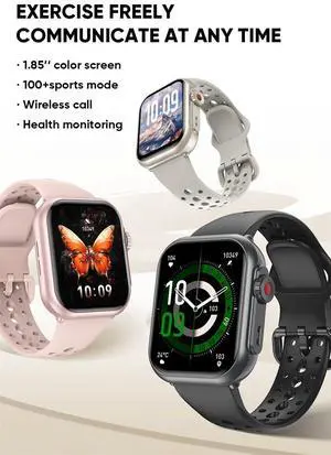 For Watch Ultra 2 1000 mAh Smart Watch Men Women 1.85-inch