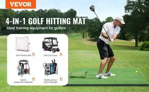 VEVOR 4 IN 1 Golf Hitting Mat 5x4ft Artificial Turf Golf Hit VEVOR 4 IN 1 Golf Hitting Mat 5x4ft Artificial Turf Golf Hit