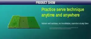 PGM Golf Hitting Mat Indoor Outdoor Mini Practice Durable PP