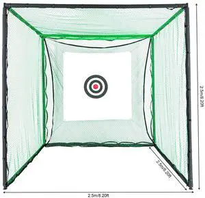 Golf Hitting Cage Swing Practice Mat for Indoor Outdoor Golf