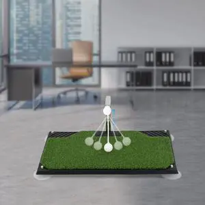 Golf Training Equipment with 5 Height Adjustments, Club Prac