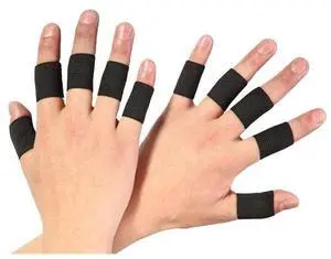 10Pcs Comfortable Finger Brace Splint Sleeve Thumb Support P