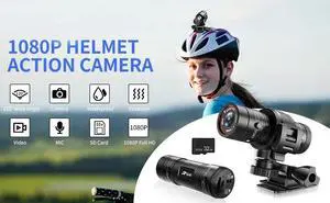 F9 Action Camera HD 1080P Bike Motorcycle Helmet Camera Outd