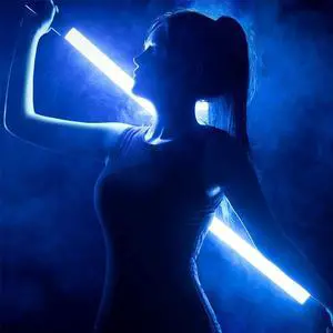 50CM Handheld RGB Colorful Stick Light Handheld LED Light Wa