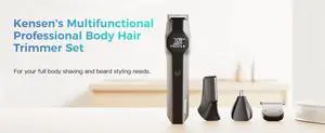 Kensen S30 4 in 1 Cordless Hair Clipper LED Display Men Bear