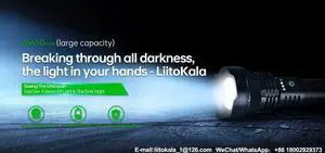 LiitoKala LF-4630A White laser flashlight, strong light, out