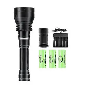9900000LM Professional Diving Flashlight IPX8 Underwater Lan