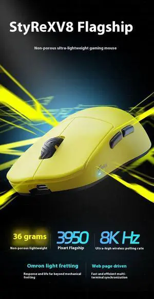 Scyrox V8 Mouse Dual 8k Low Latency Mode Wireless Mouse Scyrox V8 Mouse Dual 8k Low Latency Mode Wireless Mouse