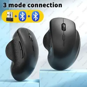 GUIG Wireless Bluetooth Mouse Dual Mode 2.4G+BT 3 Device Con GUIG Wireless Bluetooth Mouse Dual Mode 2.4G+BT 3 Device Con