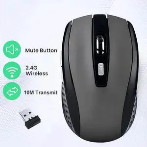 Wireless Mouse Ergonomics Mouse 2.4G Portable Mobile Optical