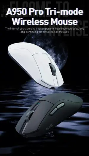 DAREU 4KHz Tri-mode 2.4G Wireless Wired PBT Mouse PAW3395 26